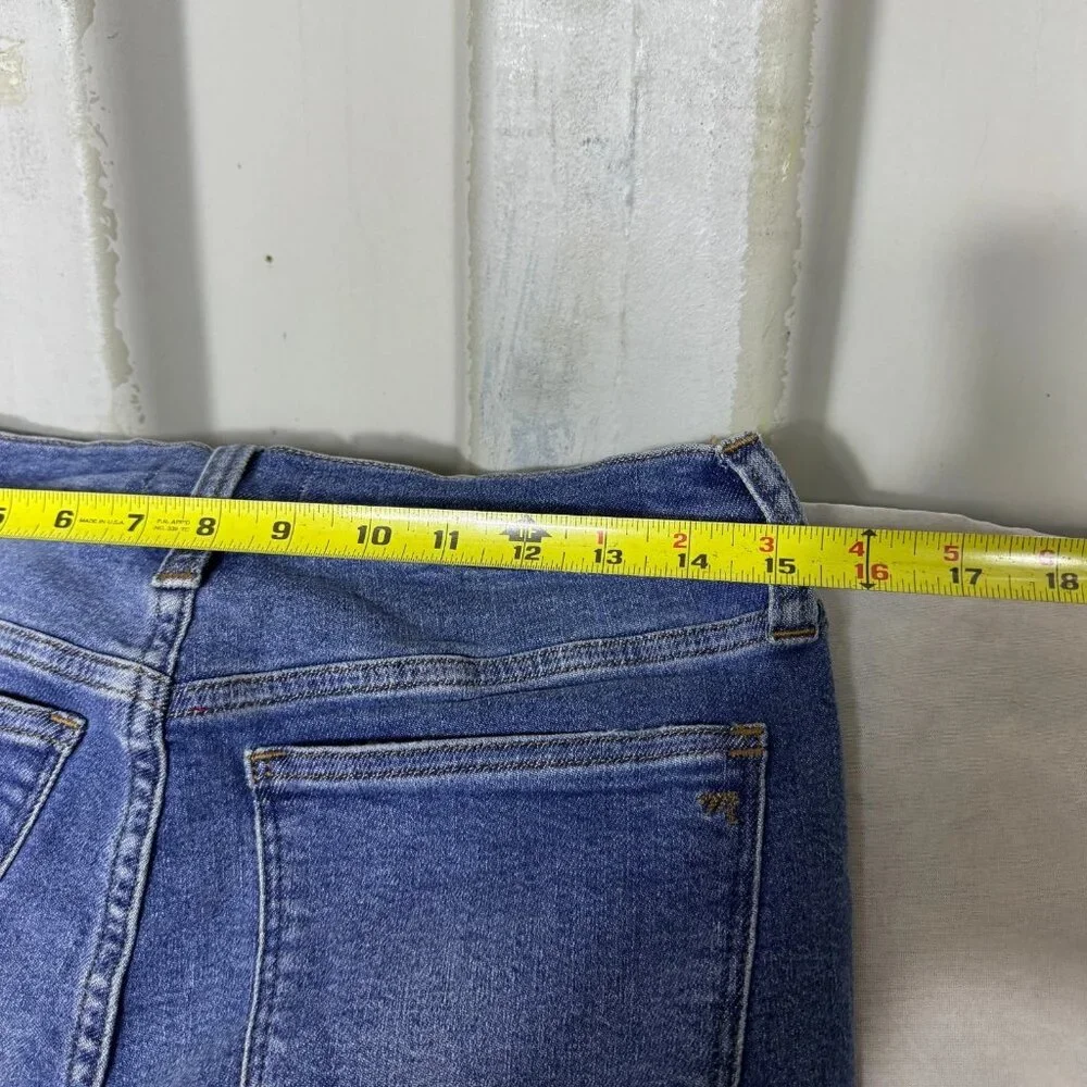 Madewell 10" High-Rise Skinny Crop Jeans Womens‎ Blue Denim Pockets Size 28 NWT - Picture 16 of 16